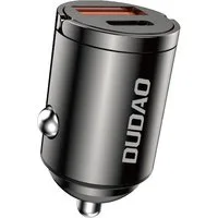 Caricabatterie Auto Dudao R3MAX, 48W, 3A, 1 x USB-A - 1 x USB-C, Nero
