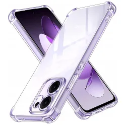 Custodia per Oppo Reno13 FS 5G / Reno13 F 4G / Reno13 F, Techsuit, Shockproof Clear, Trasparente