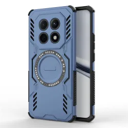 Custodia MagSafe per Xiaomi Poco M8 / Redmi Note 15 5G, Techsuit, ArmorMag, Blu
