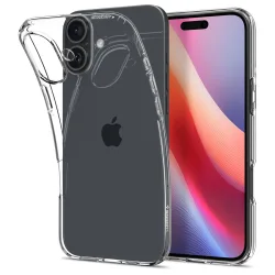 Custodia per Apple iPhone 16, Spigen, a cristalli liquidi, trasparente ACS08190
