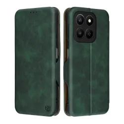 Custodia per Honor 400 Smart 4G / X7d 4G / 400 Smart 5G, Techsuit, Safe Wallet Plus, Verde
