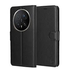 Custodia per Honor Magic8 Pro, Techsuit, Leather Folio, Nera