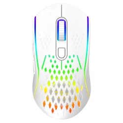 Mouse Gaming Wireless Proove Buzz, RGB, 800DPI - 4800DPI, Bianco WMBU00022402