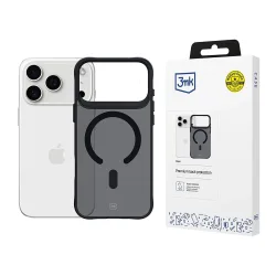 Custodia MagSafe per Apple iPhone 17 Pro, 3MK, Smoke MagCase, Nera