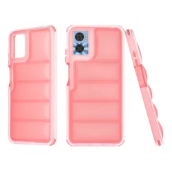 Custodia per Motorola Moto E22i / E22, Techsuit, Wave Shield, Rossa