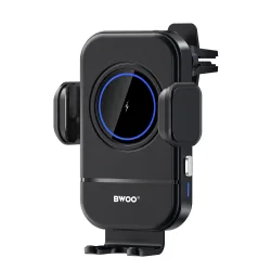 Caricatore Auto Wireless BWOO ZJ137, 15W, 1.67A, Nero