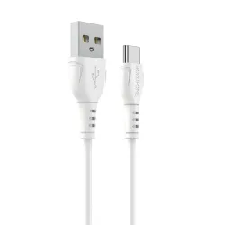 Cavo Dati e Ricarica USB-A - USB-C Borofone BX51 Triumph, 20W, 1m, Bianco