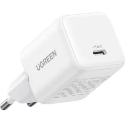 Caricabatterie Rete UGREEN X513, 30W, 3A, 1 x USB-C, Bianco