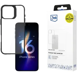 Custodia per Apple iPhone 16 Pro, 3MK, Satin Armor Case+, Trasparente