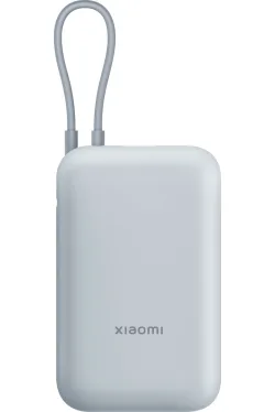 Batteria Esterna Xiaomi Pocket, 10000mAh, 22.5W, QC + PD, 1 x USB-A - 2 x USB-C, Blu BHR9073GL