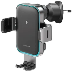 Caricabatterie Auto Wireless Proove Triple Clamp Pro, 15W, 1.67A, Grigio WHTP15010004