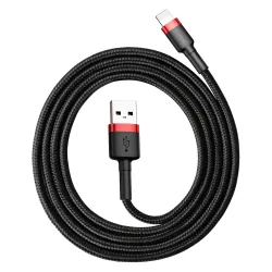 Cavo dati e ricarica USB-A - Lightning Baseus Cafule, 18W, 1m, Nero CALKLF-B19