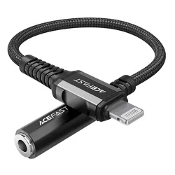 Adattatore Audio Lightning - 3.5mm Acefast C1-05, Nero