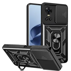 Custodia per Oppo Reno10 / Reno10 Pro, Techsuit, CamShield, Nera
