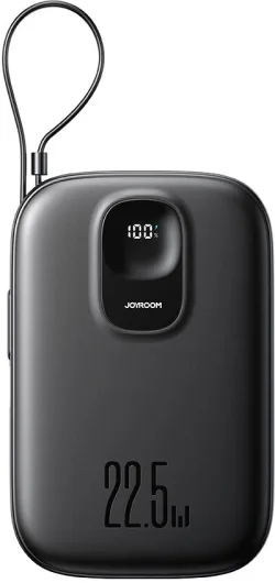 Batteria Esterna Joyroom JR-PBF17, 10000mAh, 22.5W, QC + PD, 1 x USB-A - 2 x USB-C, Nera