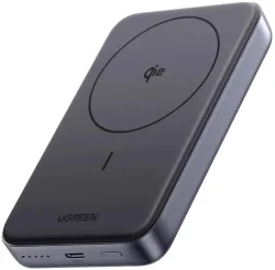 Batteria Esterna UGREEN PB761, 10000mAh, 30W, PD + FQI, 1 x QI - 1 x USB-C, Grigio