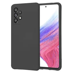 Custodia per Samsung Galaxy A53 5G A536, Techsuit, SoftFlex, Nera