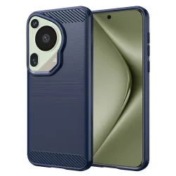 Custodia per Huawei Pura 70 Ultra, Techsuit, Carbonio, Blu