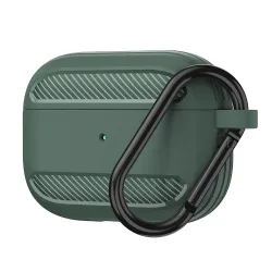 Custodia Techsuit Carbon per Apple AirPods 3, Verde