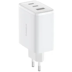 Caricabatterie Rete Baseus Cube Pro, 65W, 3.25A, 1 x USB-A - 2 x USB-C, Bianco P10152301213-00