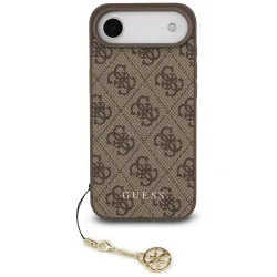 Custodia MagSafe per Apple iPhone 17 Air, Guess, 4G Charm Cradle, Marrone