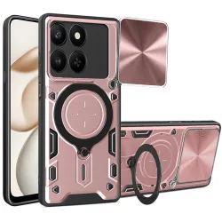 Custodia per Honor 400 Smart 4G / X7d 4G / 400 Smart 5G, Techsuit, CamGuard Pro, Rosa