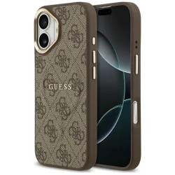 Custodia MagSafe per Apple iPhone 17, Guess, 4G Classic, Marrone