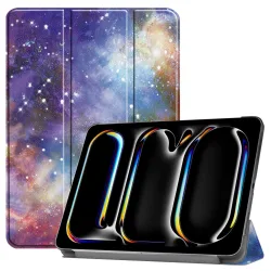 Custodia per Apple iPad Pro 11 (2024), Techsuit, FoldPro Galaxy, Multicolore