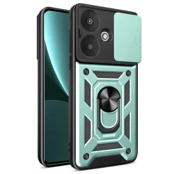 Custodia per Xiaomi Redmi 13C 5G, Techsuit, CamShield, Verde