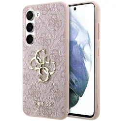 Custodia per Samsung Galaxy A55 5G A556, Guess, 4G Big Logo, Rosa