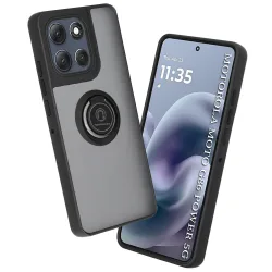 Custodia per Motorola Moto G86 Power, Techsuit, Glinth, Nera