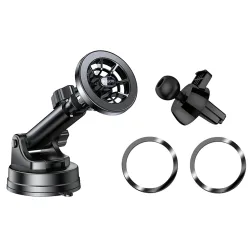 Supporto Auto Magnetico Yesido C158, Universale, Nero