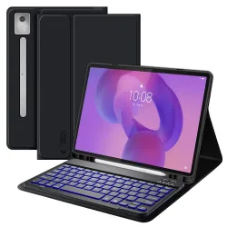 Custodia con tastiera per Lenovo Idea Tab Pro, Tech-Protect, SC PEN, Nera