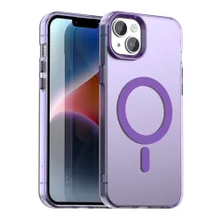Custodia MagSafe per Apple iPhone 13, Techsuit, CandyCase, Viola