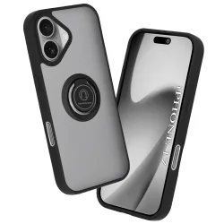 Custodia per Apple iPhone 17, Techsuit, Glinth, Nera