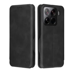 Custodia per Xiaomi 15 Pro, Techsuit, Safe Wallet Plus, Nera