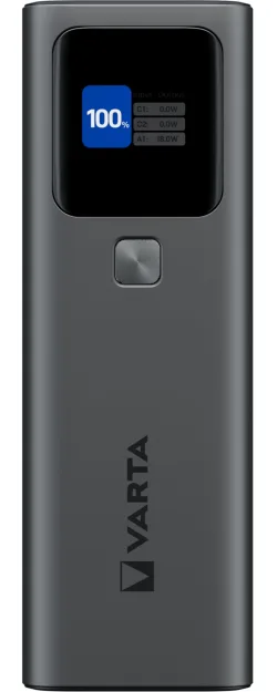 Batteria Esterna Varta High Speed, 27000mAh, 140W, QC + PD, 1 x USB-A - 2 x USB-C, Nera