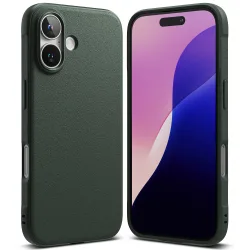 Custodia per Apple iPhone 16, Ringke, Onyx, Verde Scuro