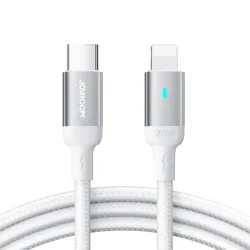 Cavo Dati e Ricarica USB-C - Lightning Joyroom S-A10, 20W, 1.2m, Bianco