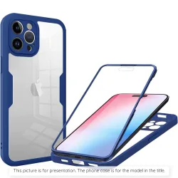 Custodia per Honor 400 Lite, Techsuit, ColorVerse 360, Blu