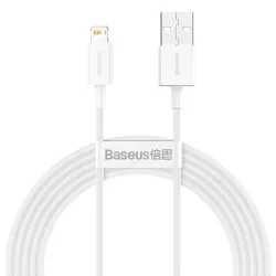 Cavo Dati e Ricarica USB-A - Lightning Baseus Superior Series, 20W, 2m, Bianco CALYS-C02