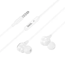 Handsfree 3.5mm HOCO M116, Bianco