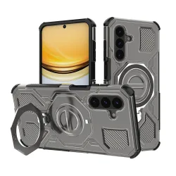 Custodia per Samsung Galaxy A37 5G, Techsuit, Carbon Shield Pro, Fumé