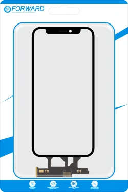 Touchscreen Forward Guard OCA per Apple iPhone 12 mini, Nero