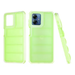 Custodia per Motorola Moto G14, Techsuit, Wave Shield, Verde