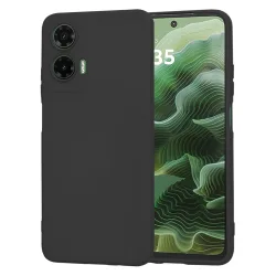 Custodia per Motorola Moto G35, Techsuit, SoftFlex, Nera