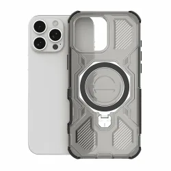 Custodia per OnePlus 15, Techsuit, Carbon Shield Pro, Fumé