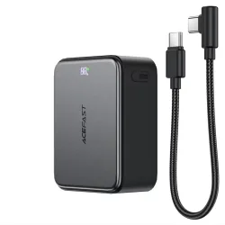 Batteria Esterna Acefast M28, 10000mAh, 22.5W, QC + PD, 1 x USB-A - 2 x USB-C, Nera