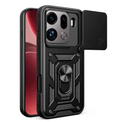 Custodia per Oppo Find X9 Pro, Techsuit, CamShield, Nera