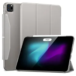 Custodia per Apple iPad Pro 13 (2024), ESR, Ascend Trifold, Grigia